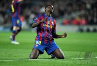 FUSSBALL  International CHL 09/10 :  Yaya Toure (Barca)