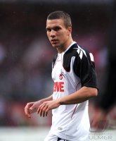 Fussball 1. Bundesliga : Enttaeuschung Lukas Podolski (1. FC Koeln)