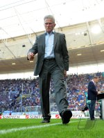 Fussball 1. Bundesliga : Trainer Jupp Heynckes  (FC Bayern Muenchen)
