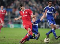 FUSSBALL  DFB Pokal Halbfinale; FC Schalke 04  - FC Bayern Muenchen