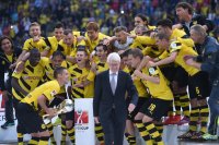 Fussball Bundesliga 14/15 Supercup Finale: JUBEL Borussia Dortmund