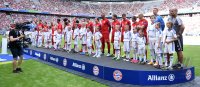 Fussball 1. Bundesliga 15/16: Teampraesentation FC Bayern Muenchen