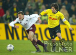 Fussball 1. Bundesliga: Dortmund - Kaiserslautern, Zweikampf