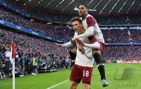 Fussball 1. Bundesliga Saison 19/20: JUBEL Leon Goretzka (FC Bayern Muenchen)