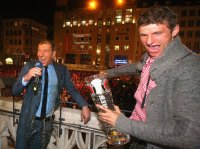 Fussball 1. Bundesliga  Deutscher Meister 14/15 FC Bayern Muenchen