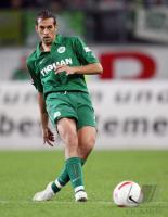 Fussball 1. Bundesliga: Wolfsburg, QUIROGA Einzelaktion