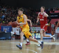 Basketball 1. Bundesliga 14/15 Hauptrunde:  Walter Tigers Tuebingen - FC Bayern Muenchen
