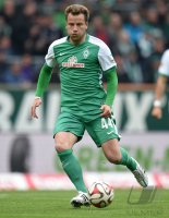 Fussball, 1. Bundesliga  Saison 2014/2015: SV Werder Bremen - Borussia Moenchengladbach