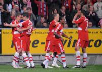 Fussball 1. Bundesliga 2008/2009  FC Bayern Muenchen - Bayer Leverkusen