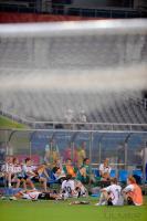 FUSSBALL  Olympia 2008   Halbfinale  Frauen   Brasilien - Deutschland