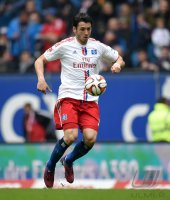 Fussball, 1. Bundesliga  Saison 2014/2015: Hamburger SV - FC Augsburg