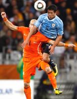 FUSSBALL WM 2010, HALBFINALE:  Uruguay - Niederlande