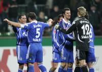 Fussball, 1. Bundesliga: Bremen - Schalke