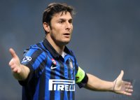 Fussball Champions League  Saison 2011/2012: Javier Zanetti (Inter Mailand)