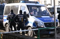 Gegendemo zum Landesparteitag der AfD in der Statthalle Hechingen (Zollernalbkreis)