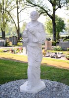 Statue St. Meinrad bei der Suelchenkirche in Rottenburg