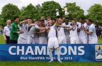 Fusball FIFA 75. Blue Stars 2013 / FIFA Youth Cup Finale: Sieger FC Zuerich