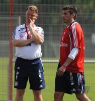 Fussball 1. Bundesliga: Training beim FC Bayern Muenchen