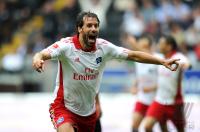 Fussball 1. Bundesliga : JUBEL nach dem Tor zum 1:2 Ruud van Nistelrooy (Hamburger SV)
