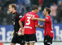 Fussball, 1. Bundesliga: Hamburg - Hannover