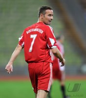 Fussball 1. Bundesliga : Fernseh Moderator Kai Pflaume (FC Bayern Muenchen)