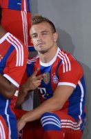 Fussball 1. Bundesliga 2014/2015: Fototermin beim FC Bayern Muenchen