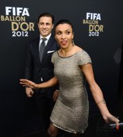 Fussball International  FIFA Ballon d Or 2012:  Marta (Brasilien)