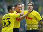 Fussball 1. Bundesliga: Dortmund - Bochum, Jubel FRINGS, REUTER, GAMBINO