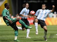 FUSSBALL  Olympia 2008   Finale  Maenner   Nigeria - Argentinien