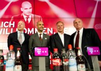 FUSSBALL 1. Bundesliga  2013/2014: Vorstellung Trainer Guardiola (FC Bayern Muenchen)