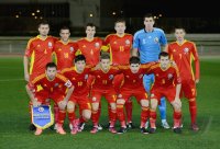 FUSSBALL INTERNATIONAL: Teamfoto Rumaenien