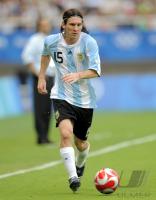 FUSSBALL  Olympia 2008  Peking  Vorrunde Argentinien - Australien