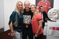 Fussball Champions Party 2013: FC Bayern Muenchen nach dem Gewinn des Triple
