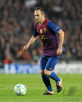 FUSSBALL INTERNATIONAL  CHL Viertelfinale 11/12: Andres Iniesta (Barca)