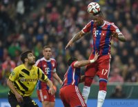 Fussball DFB Pokal Halbfinale 14/15: FC Bayern Muenchen - Borussia Dortmund
