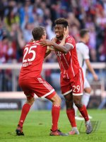 Fussball 1. Bundesliga Saison 17/18: FC Bayern Muenchen - SC Freiburg