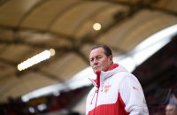Fussball  1. Bundesliga  14/15: Trainer Huub Stevens (VfB Stuttgart)