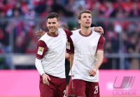 Fussball 1. Bundesliga Saison 19/20: SCHLUSSJUBEL FC Bayern Muenchen
