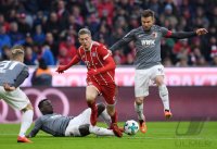FussFussball  1.Bundesliga   Saison 17/18: FC Bayern Muenchen - FC Augsburg