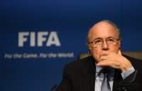 Fussball  International: FIFA Praesident Joseph S. Blatter (Schweiz)