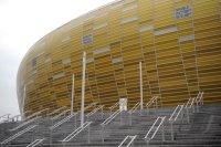 Fussball International EM 2012 : Uebersicht der PGE Arena , EM Stadion von Danzig