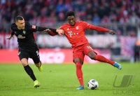 Fussball 1. Bundesliga Saison 19/20: FC Bayern Muenchen - SV Werder Bremen