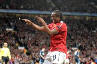 Fussball CHL  Saison 2010/2011:  Anderson (Manchester United FC)