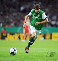 FUSSBALL, DFB POKAL, 2. HAUPTRUNDE, WERDER: BOENISCH Einzelaktion