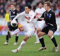 FUSSBALL  1. BUNDESLIGA  09/10    VfB Stuttgart - Eintracht Frankfurt