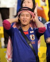 Fussball AFC Asian Cup 2011:  Japan Fan mit Turban