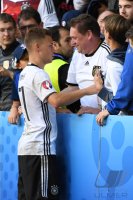 Fussball Europameisterschaft Achtelfinale 2016: Deutschland - Slowakei