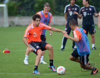 Fussball 1. Bundesliga :  Training beim FC Bayern Muenchen