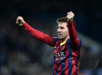 Fussball International CHL Saison 13/14: JUBEL Lionel Messi (Barca)