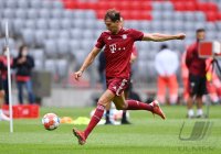Fussball 1. Bundesliga Saison 21/22: Teampraesentation FC Bayern Muenchen